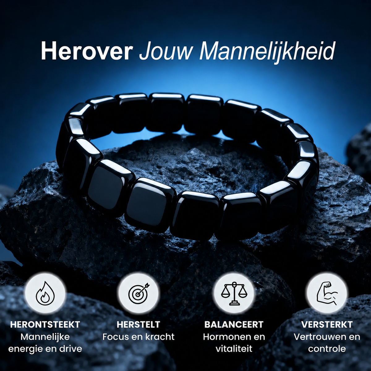 Hematiet Armband